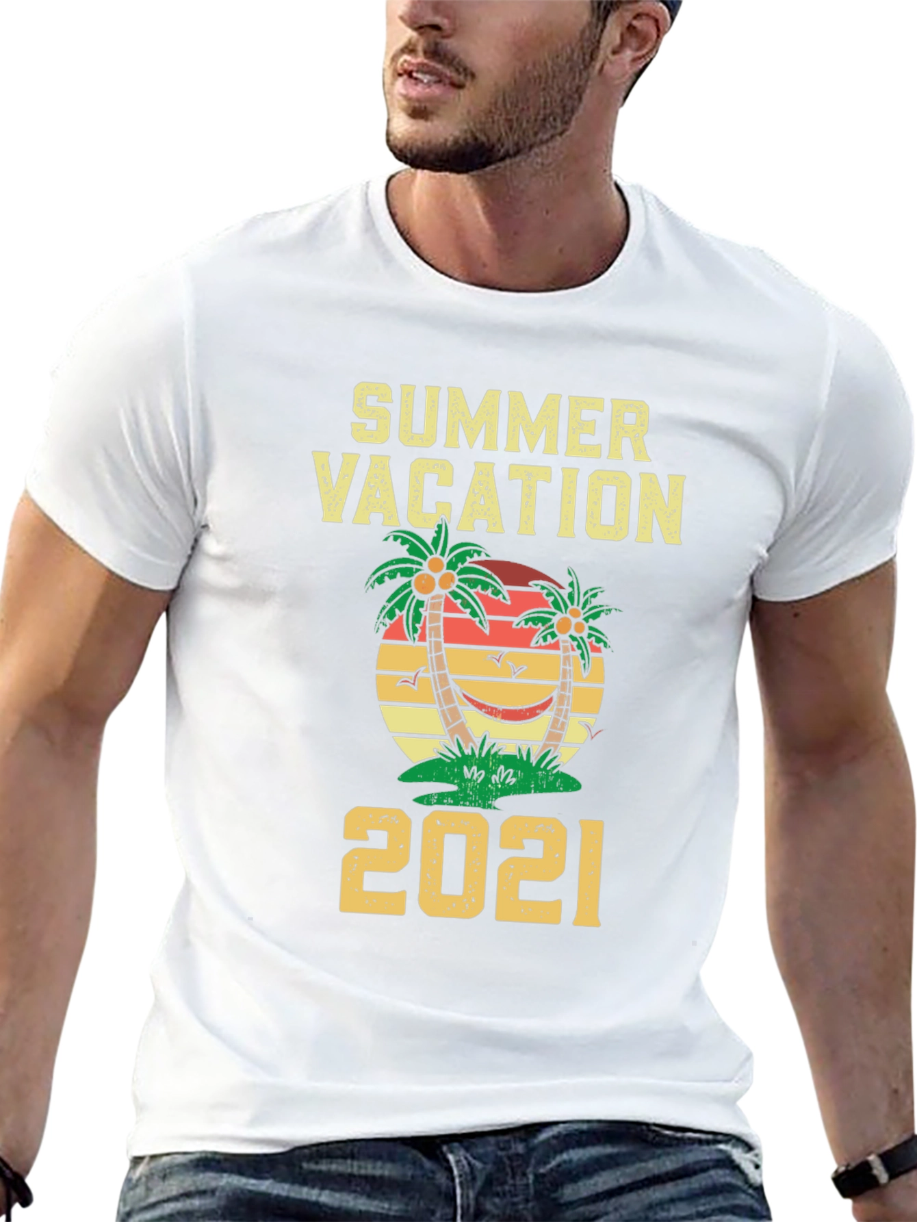 Summer Vacation 2021 Graphic T-Shirt