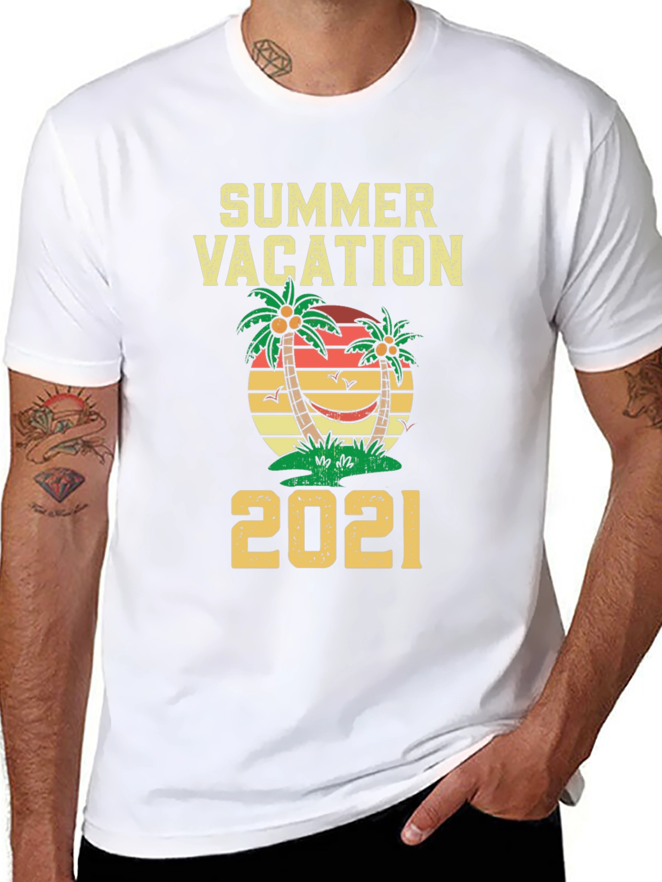 Summer Vacation 2021 Graphic T-Shirt