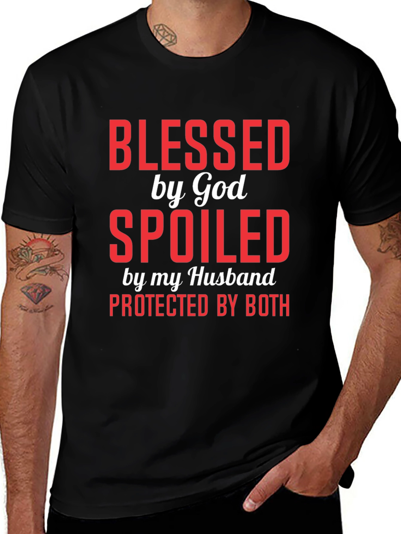 Blessed Spoiled Protected Graphic Tee
