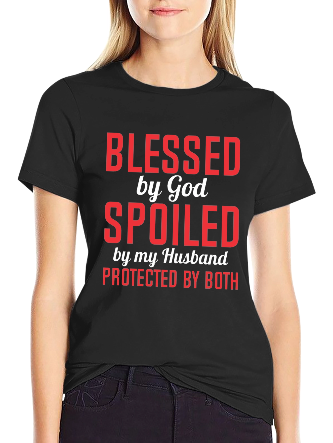 Blessed Spoiled Protected Graphic Tee