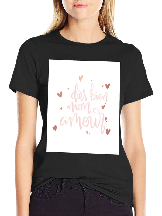 Dar Bien Mon Amour T-Shirt - Black