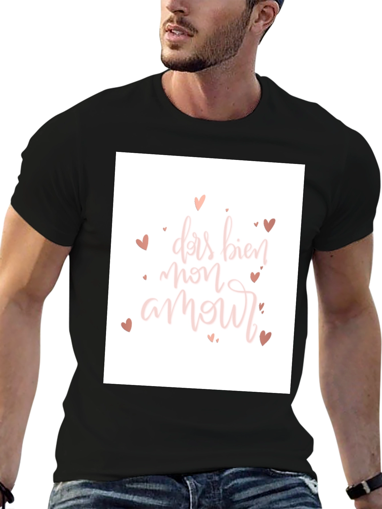 Dar Bien Mon Amour T-Shirt - Black