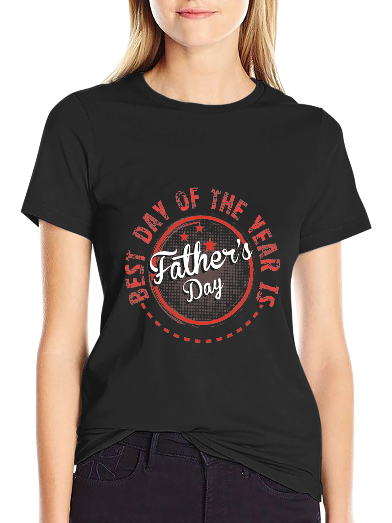 Fathers Day Best Day of the Year Black T-Shirt