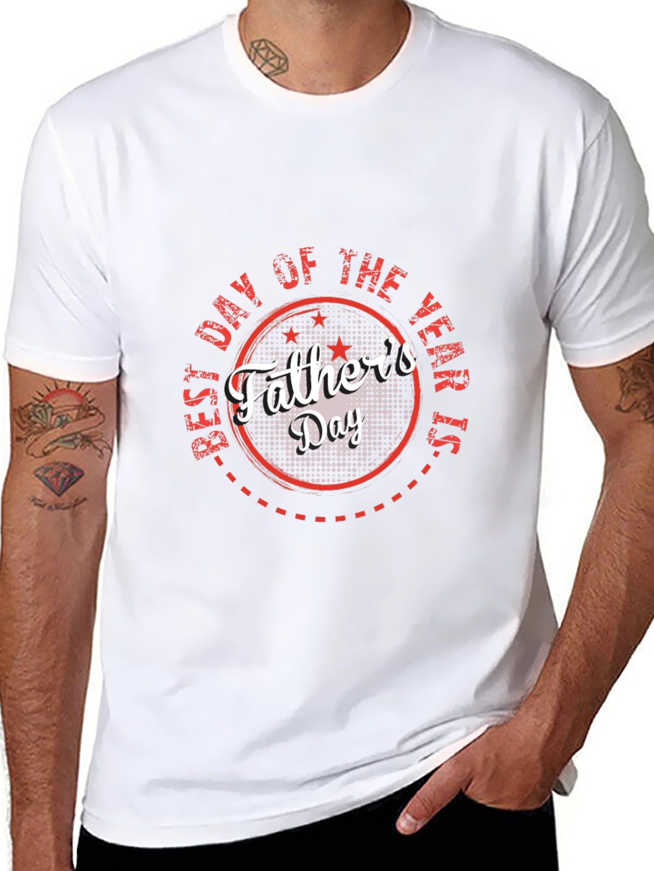 Fathers Day Best Day of the Year Black T-Shirt