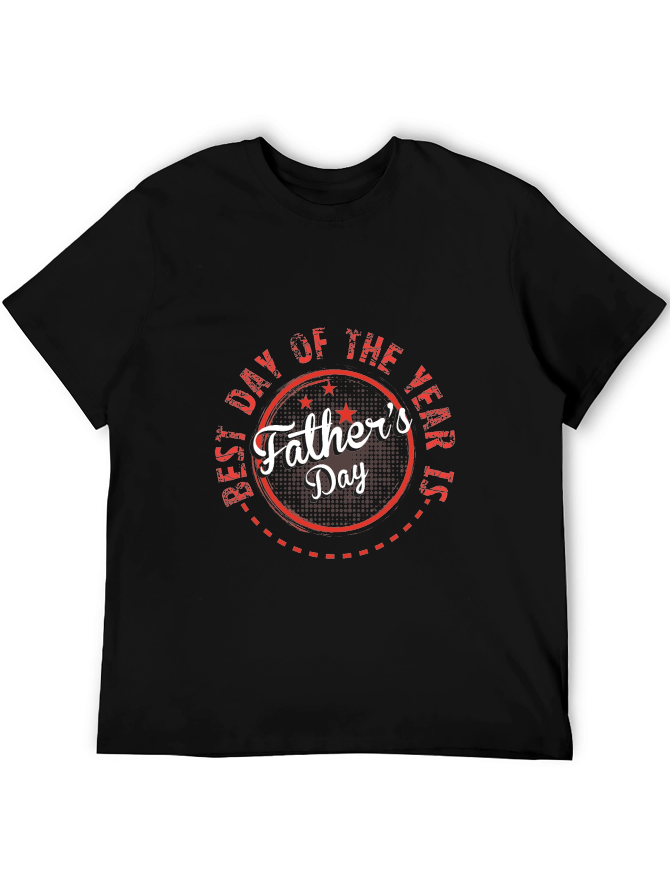 Fathers Day Best Day of the Year Black T-Shirt