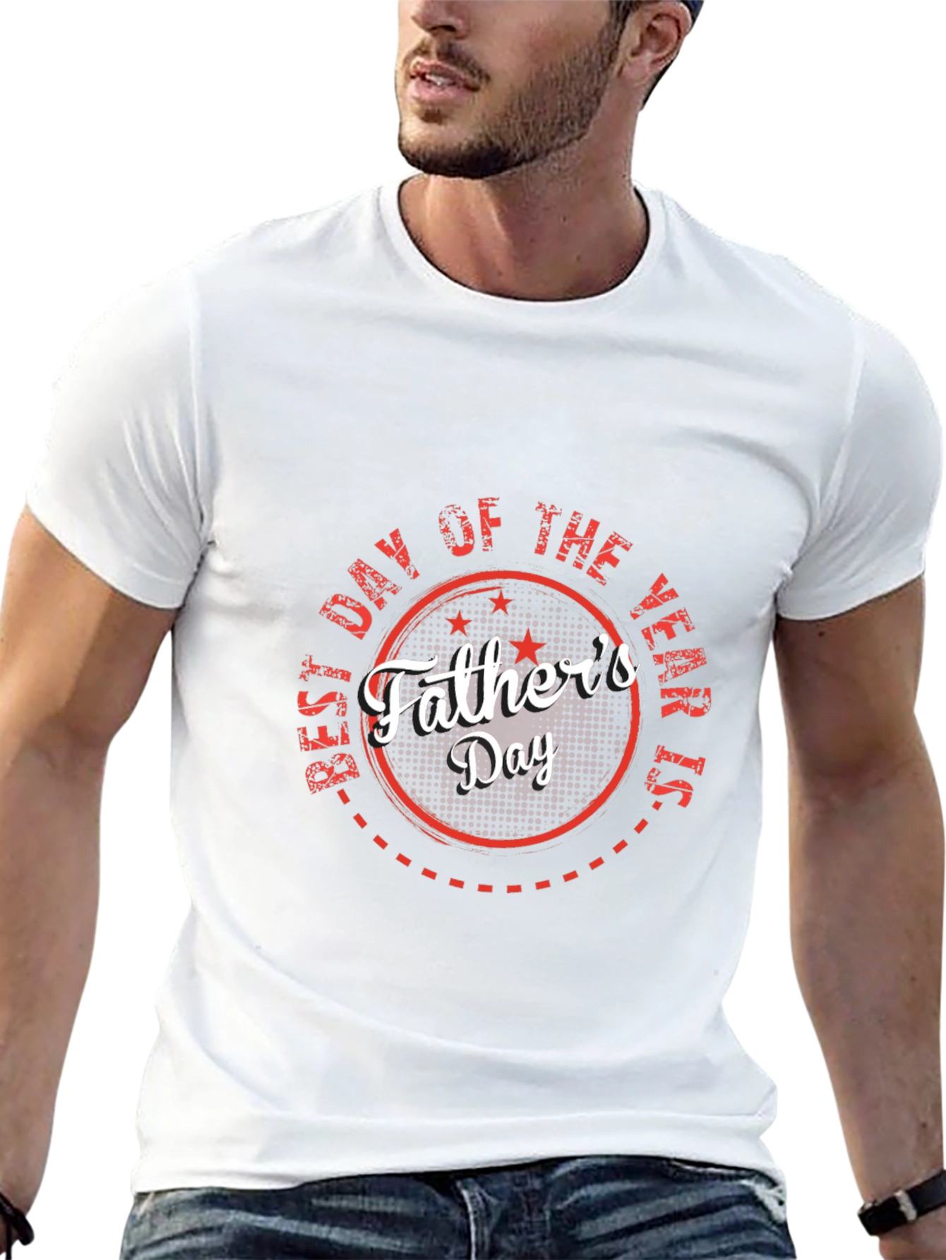 Fathers Day Best Day of the Year Black T-Shirt