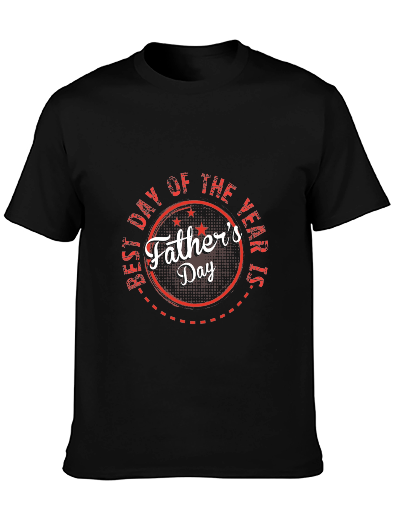 Fathers Day Best Day of the Year Black T-Shirt