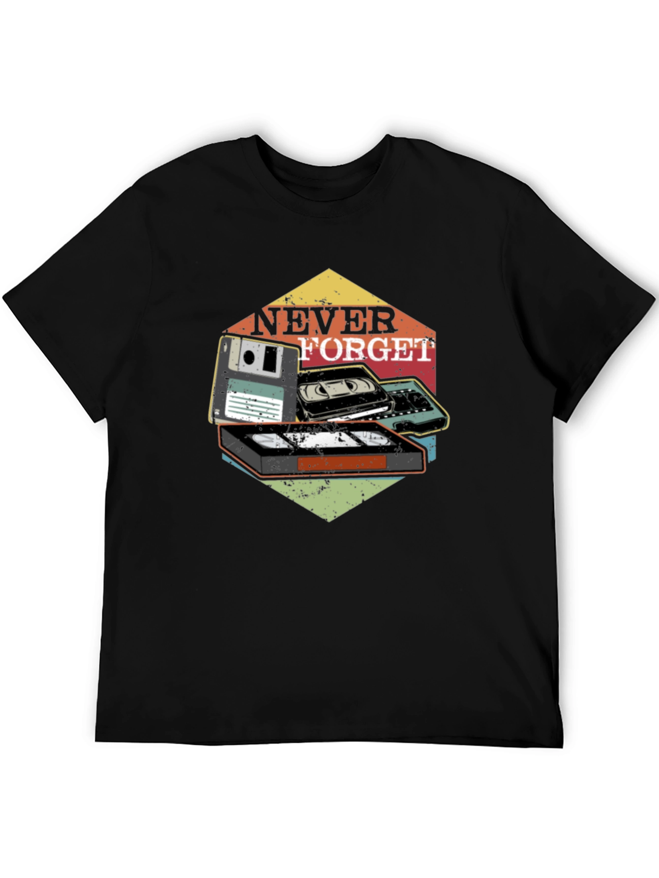 Retro Never Forget Graphic T-Shirt