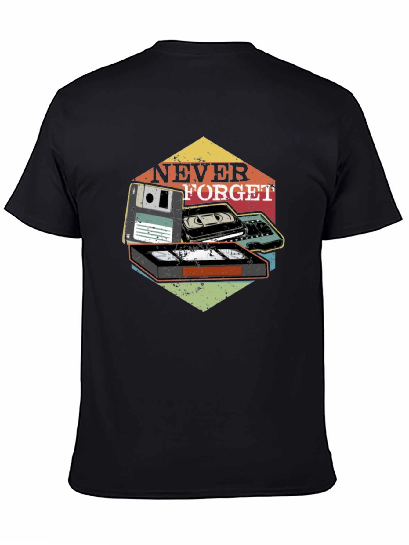 Retro Never Forget Graphic T-Shirt