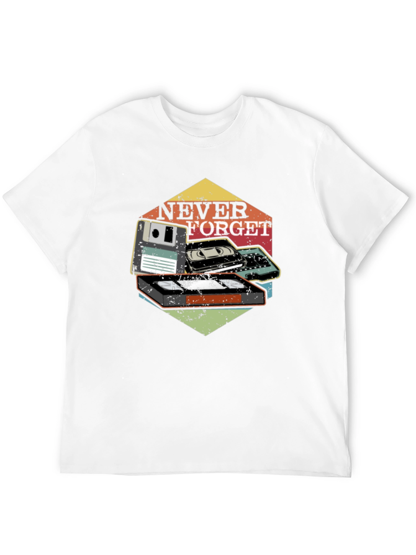 Retro Never Forget Graphic T-Shirt
