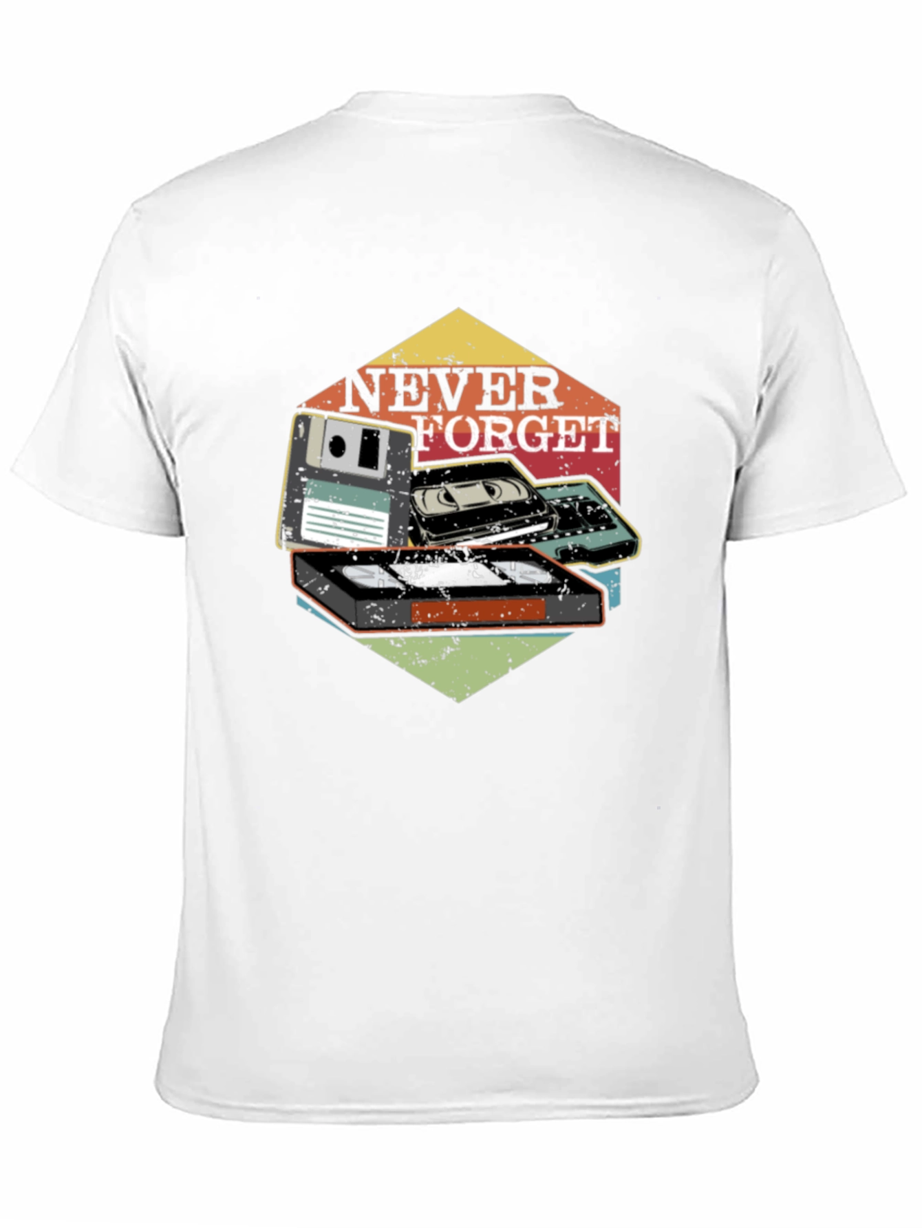 Retro Never Forget Graphic T-Shirt