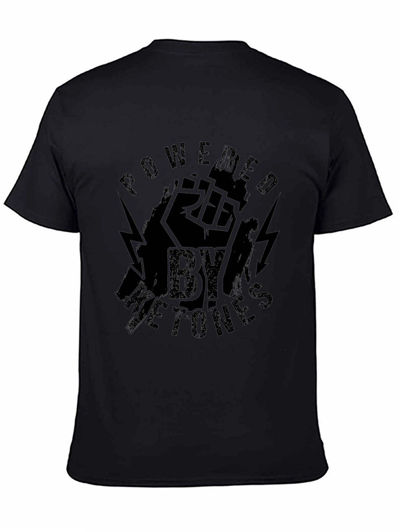 Powered By Ketones T-Shirt - Black Graphic Tee