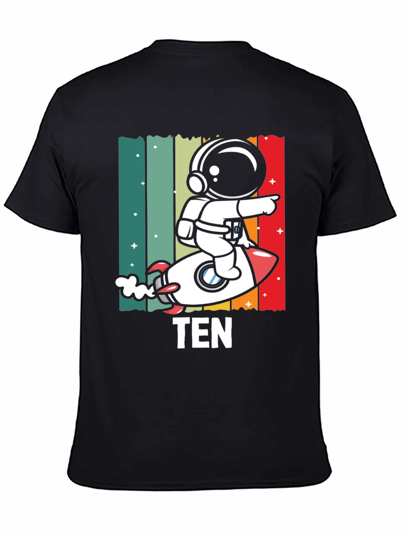 Astronaut TEN Kids Birthday T-Shirt