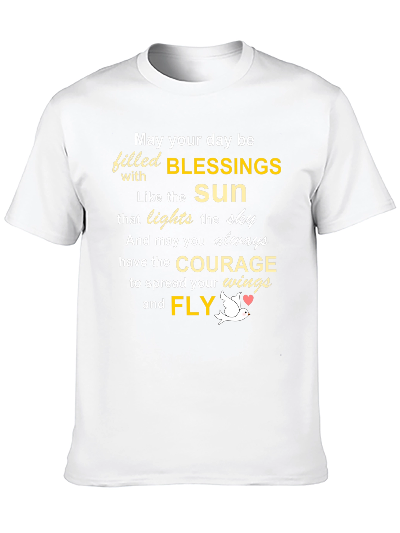 Inspirational Blessings Graphic T-Shirt