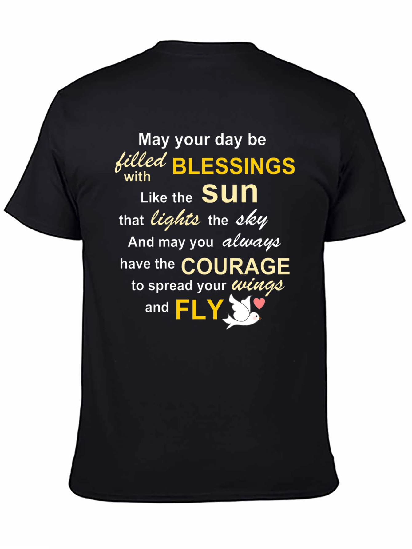 Inspirational Blessings Graphic T-Shirt