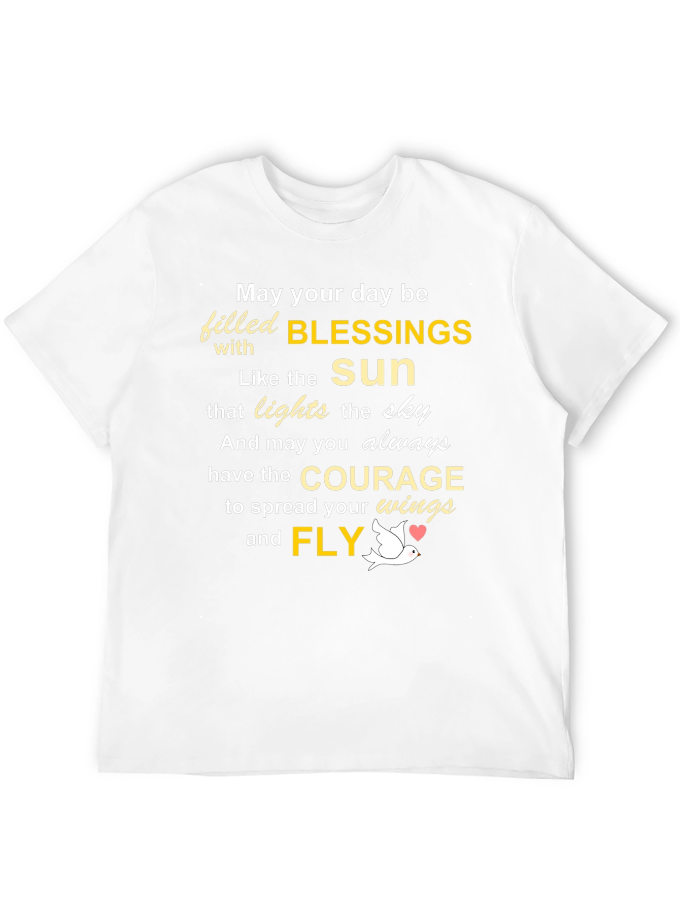 Inspirational Blessings Graphic T-Shirt