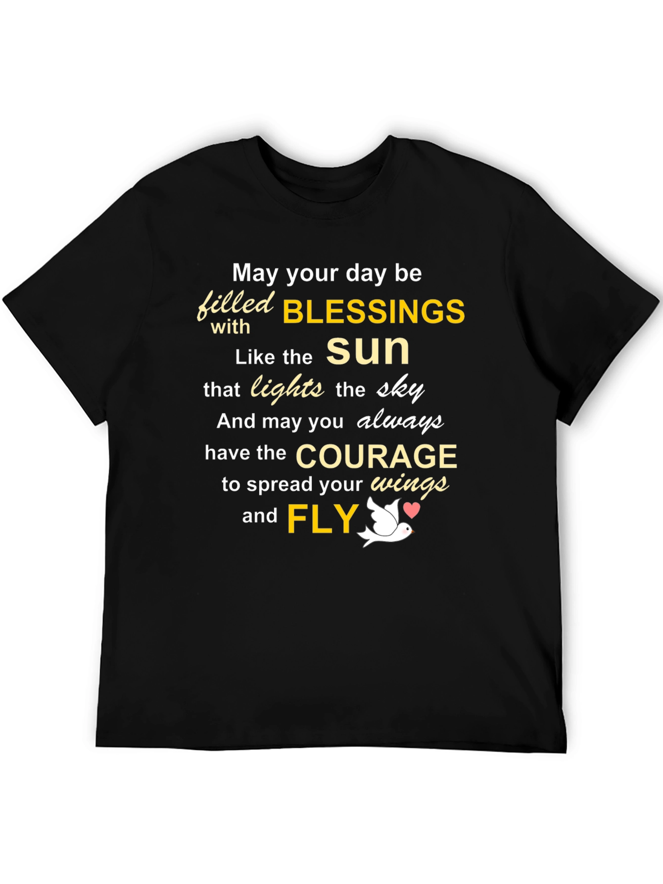 Inspirational Blessings Graphic T-Shirt