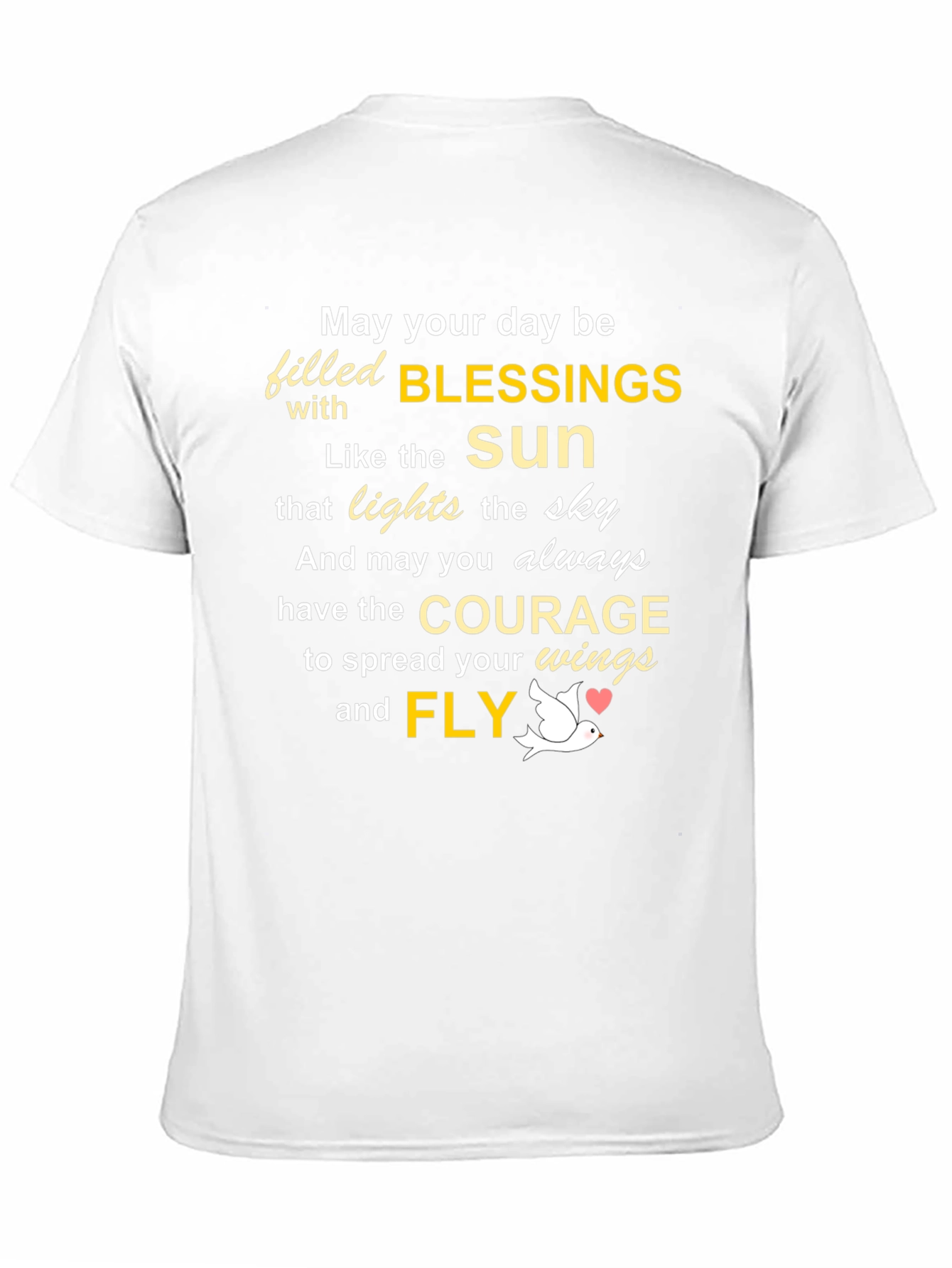 Inspirational Blessings Graphic T-Shirt