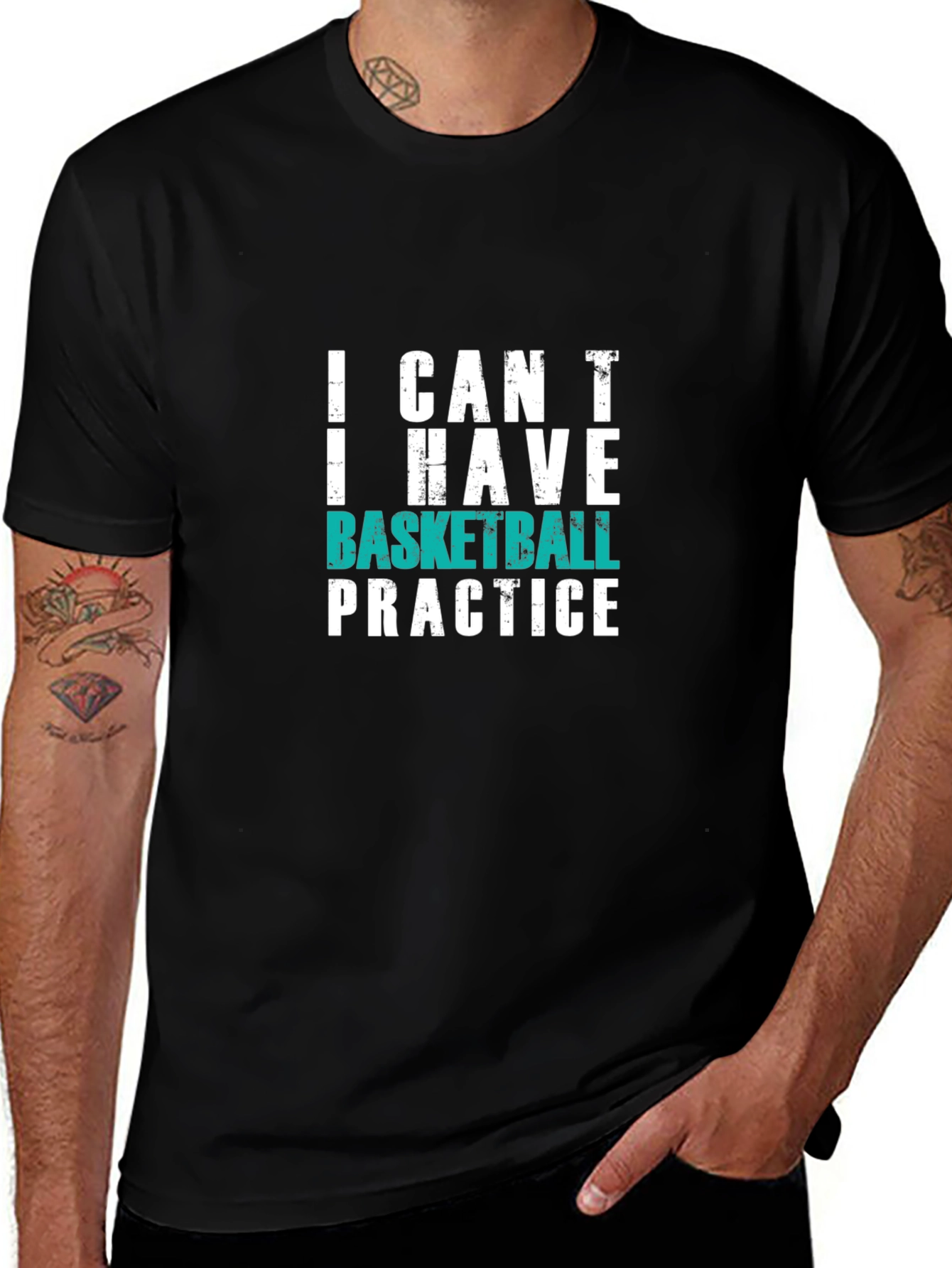 Basketball Practice Graphic T-Shirt