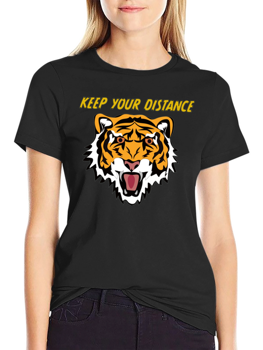 Keep Your Distance Tiger Graphic Tee