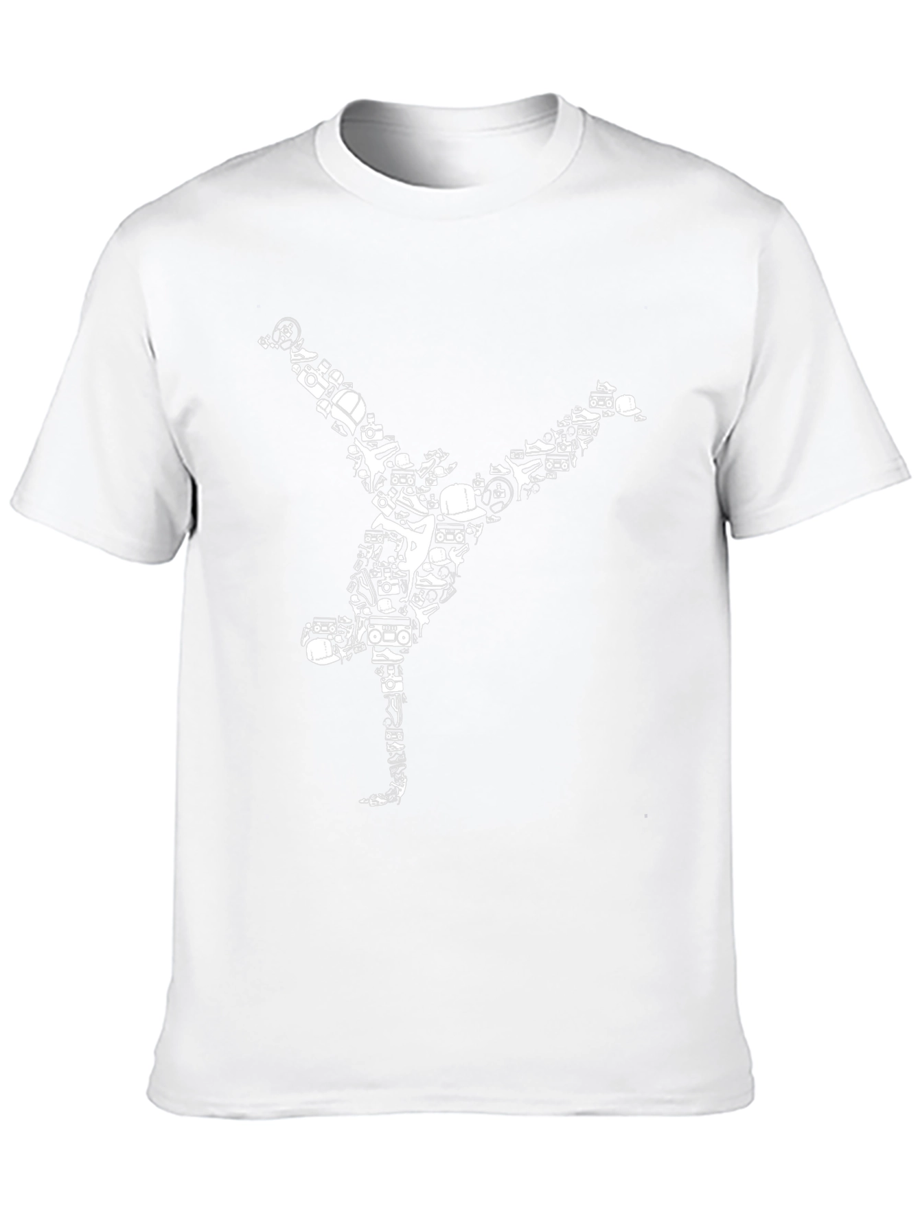Hip Hop Handstand Tee - Unique Graphic Design