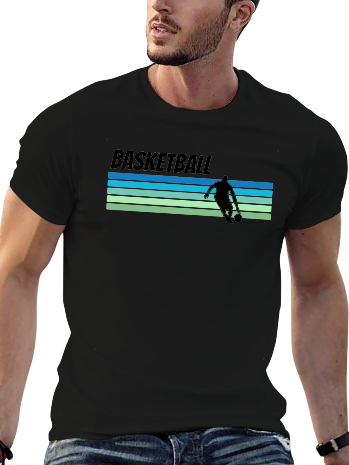 Basketball Retro Style T-Shirt