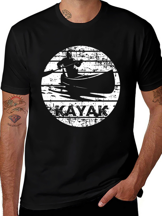 Kayak T-Shirt: Vintage Style Paddling Tee