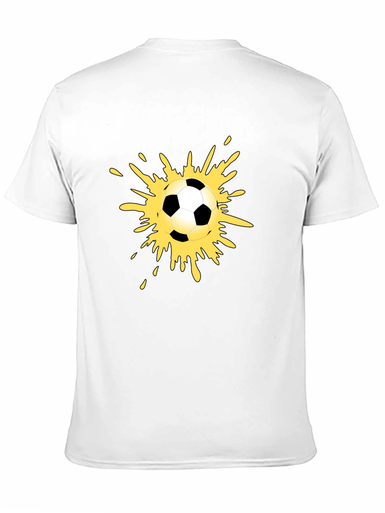 Soccer Splash Tee - Black Graphic T-Shirt