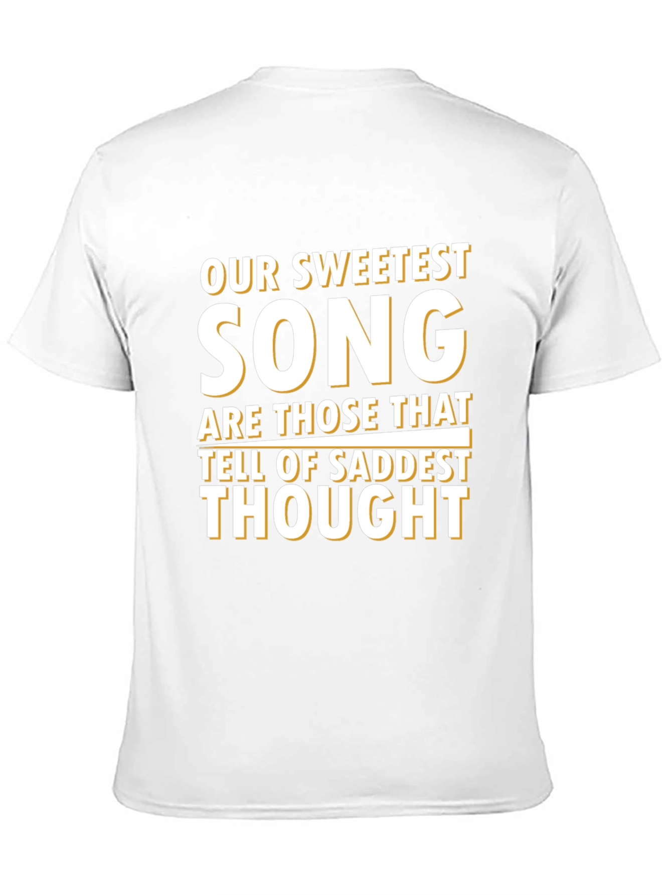 Sweetest Song Graphic Tee - Black Crew Neck T-Shirt