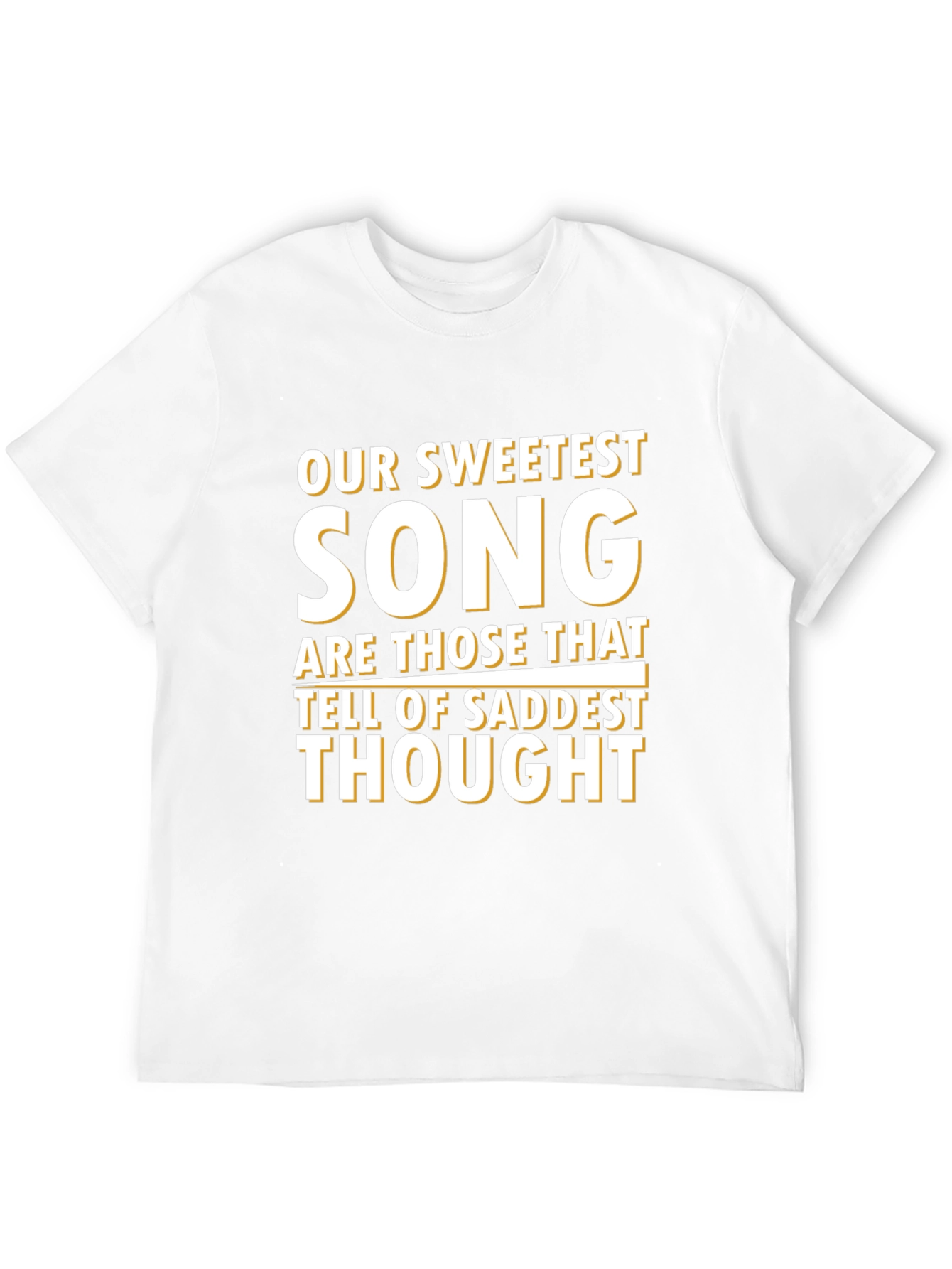 Sweetest Song Graphic Tee - Black Crew Neck T-Shirt