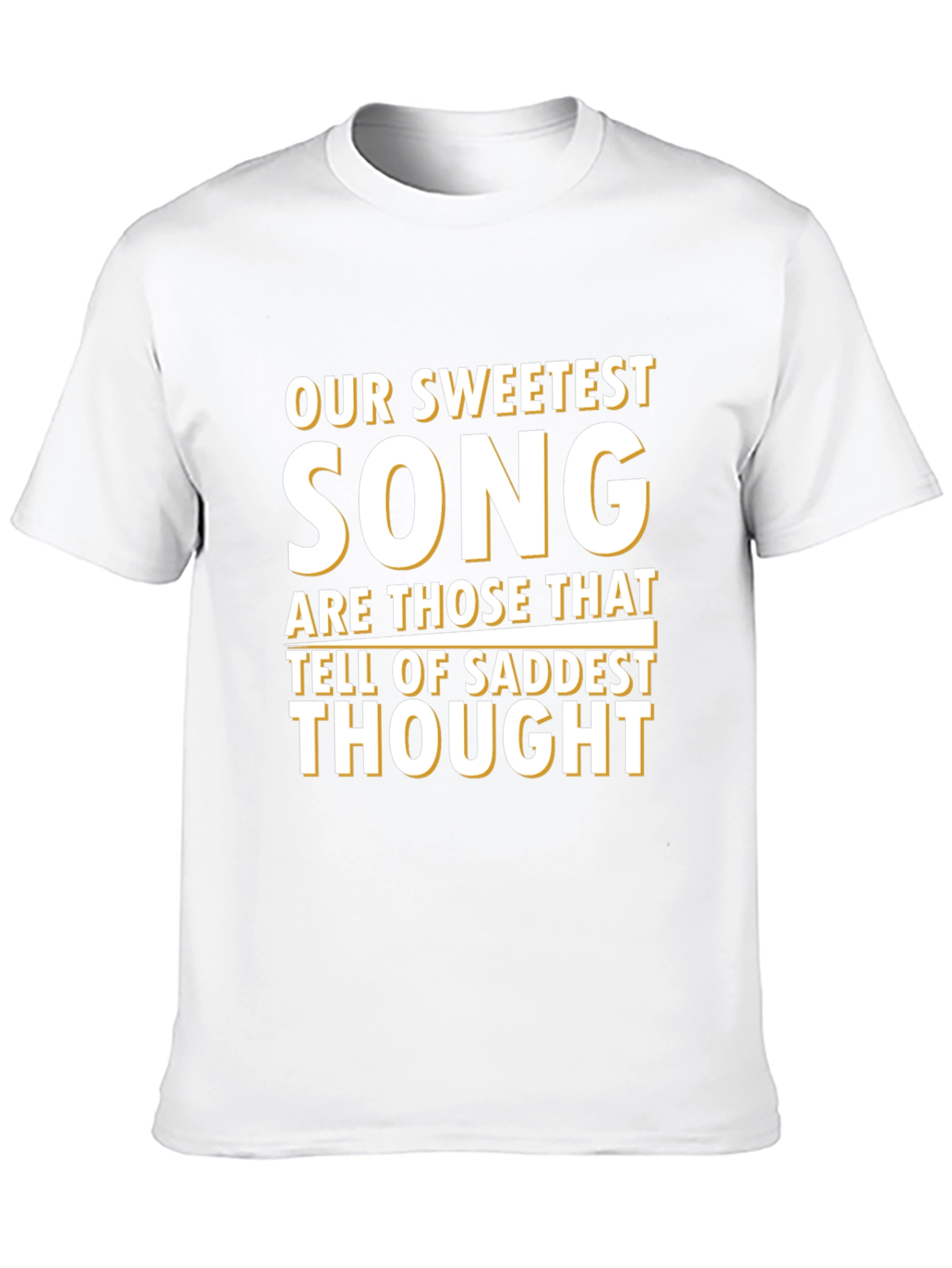 Sweetest Song Graphic Tee - Black Crew Neck T-Shirt