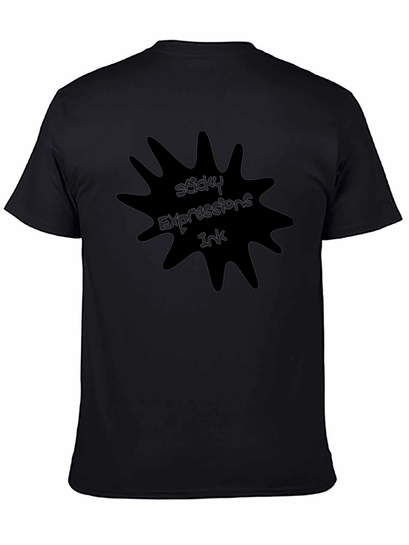 Sticky Expressions Ink Black Graphic Tee