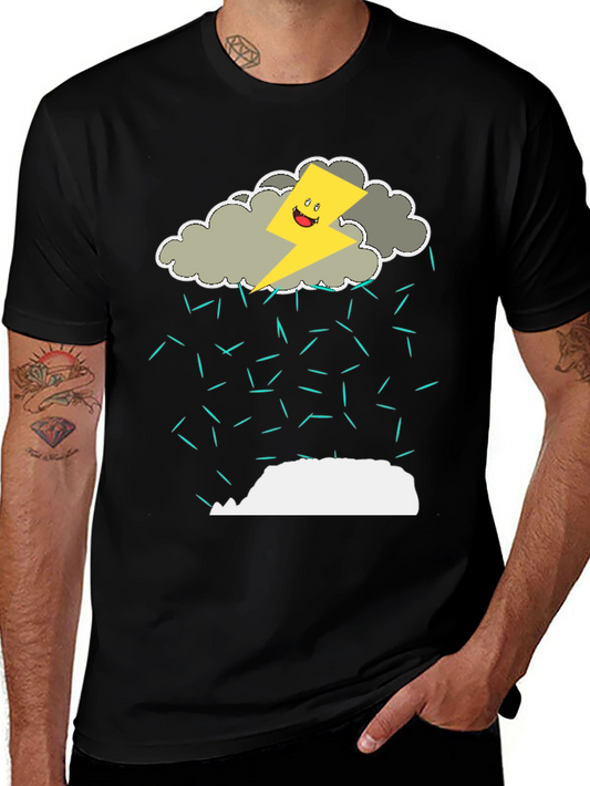 Funny Thunderstorm Graphic T-Shirt