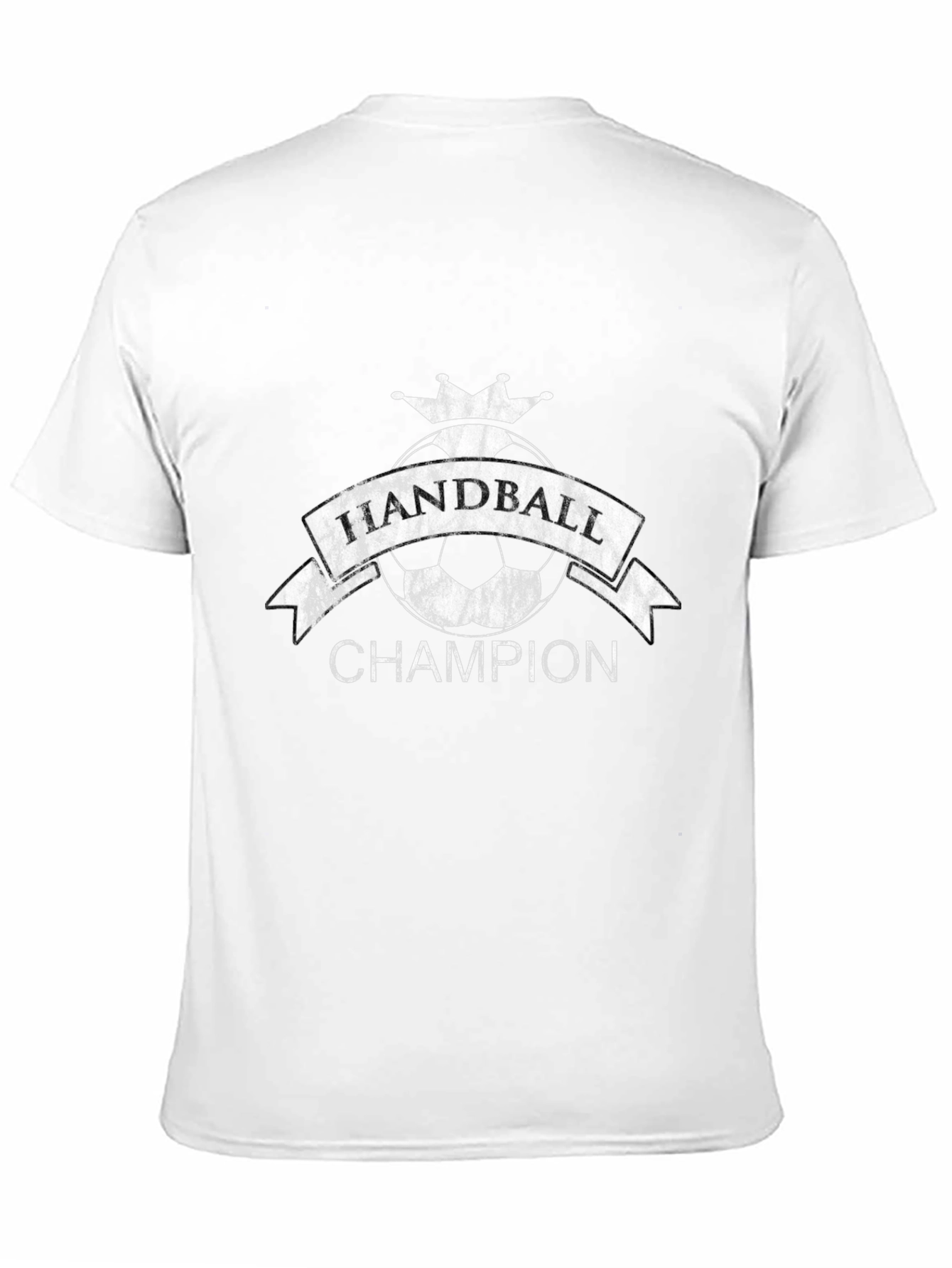 Handball Champion Black T-Shirt