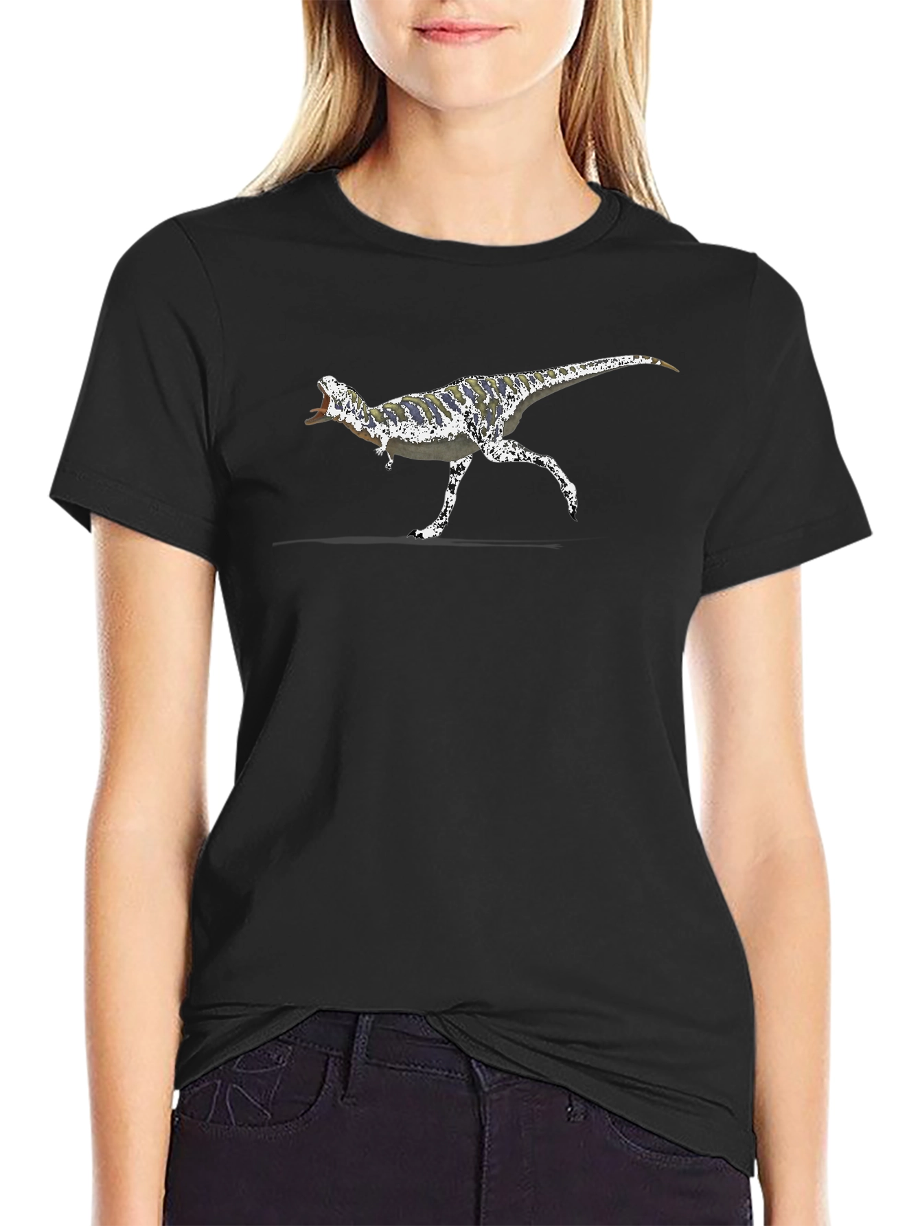 Dinosaur Graphic Black Tee
