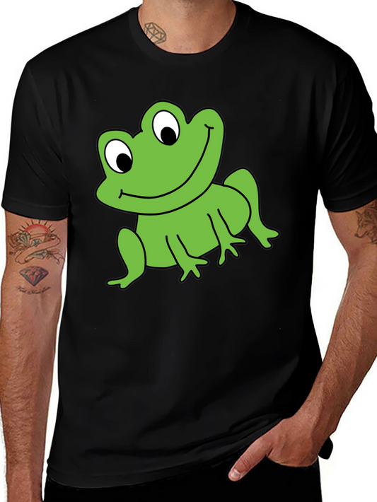 Frog Graphic T-Shirt - Black Fun & Stylish