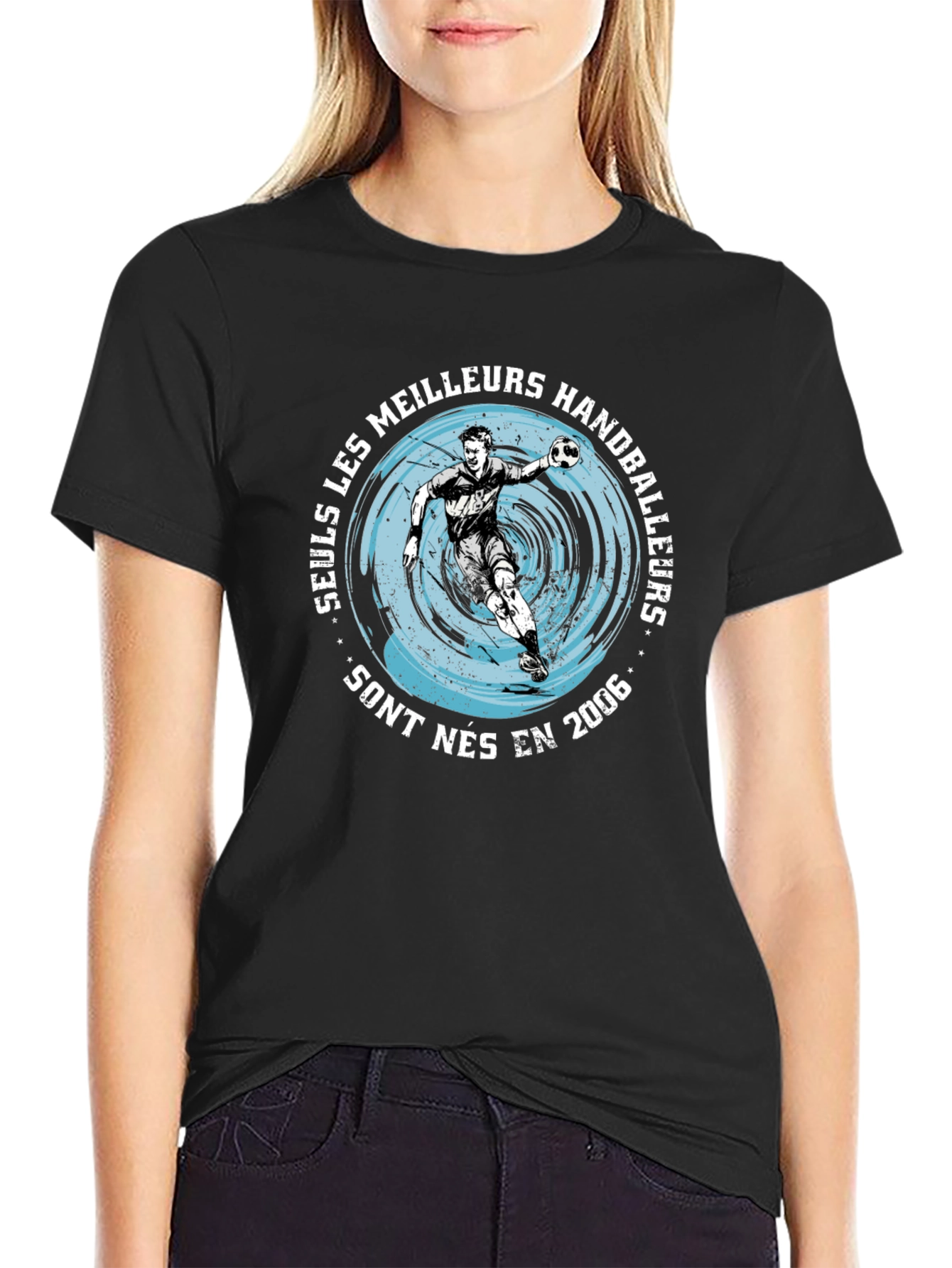 Handball Player Graphic T-Shirt - Born in 2006