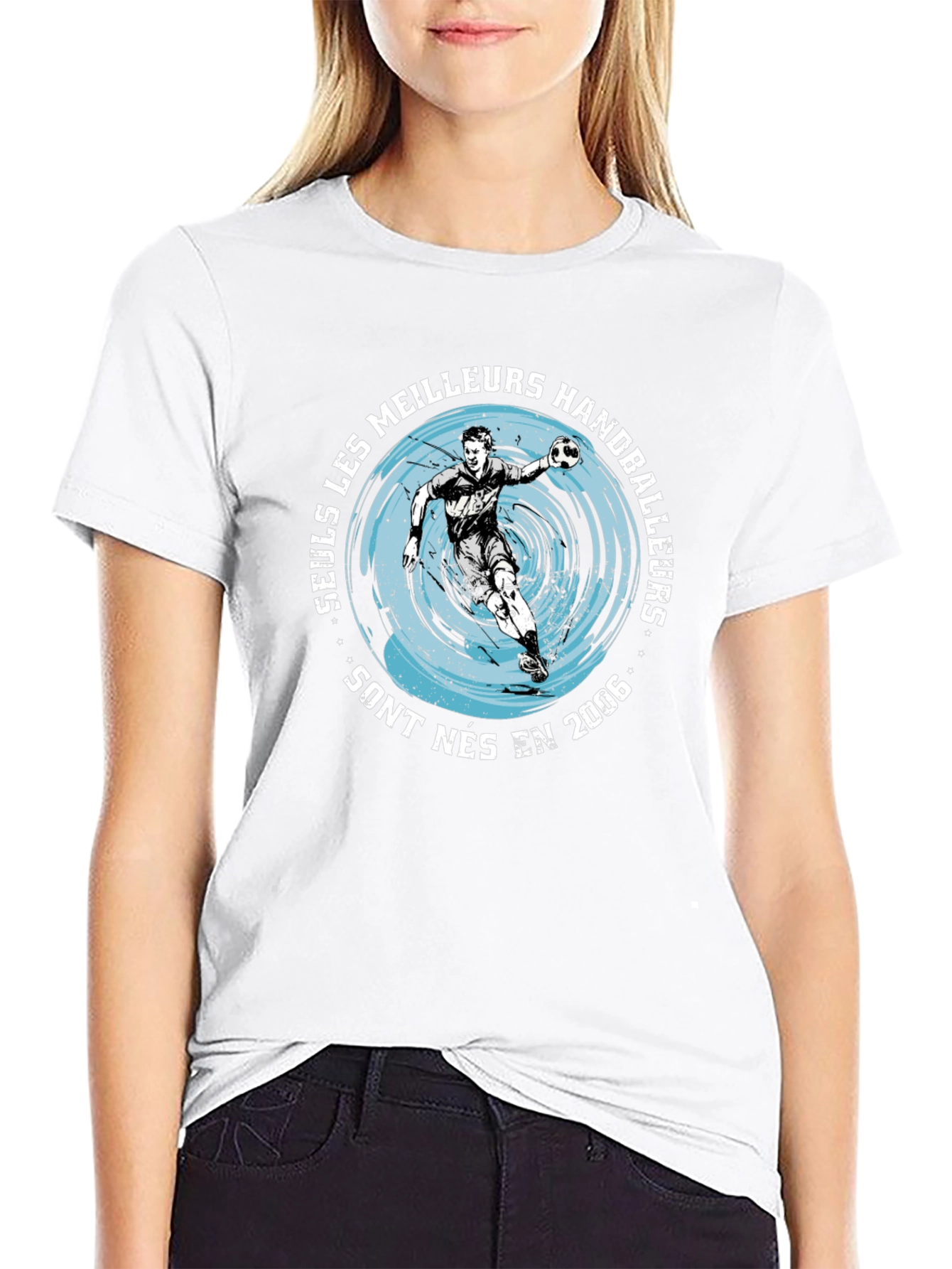 Handball Player Graphic T-Shirt - Born in 2006