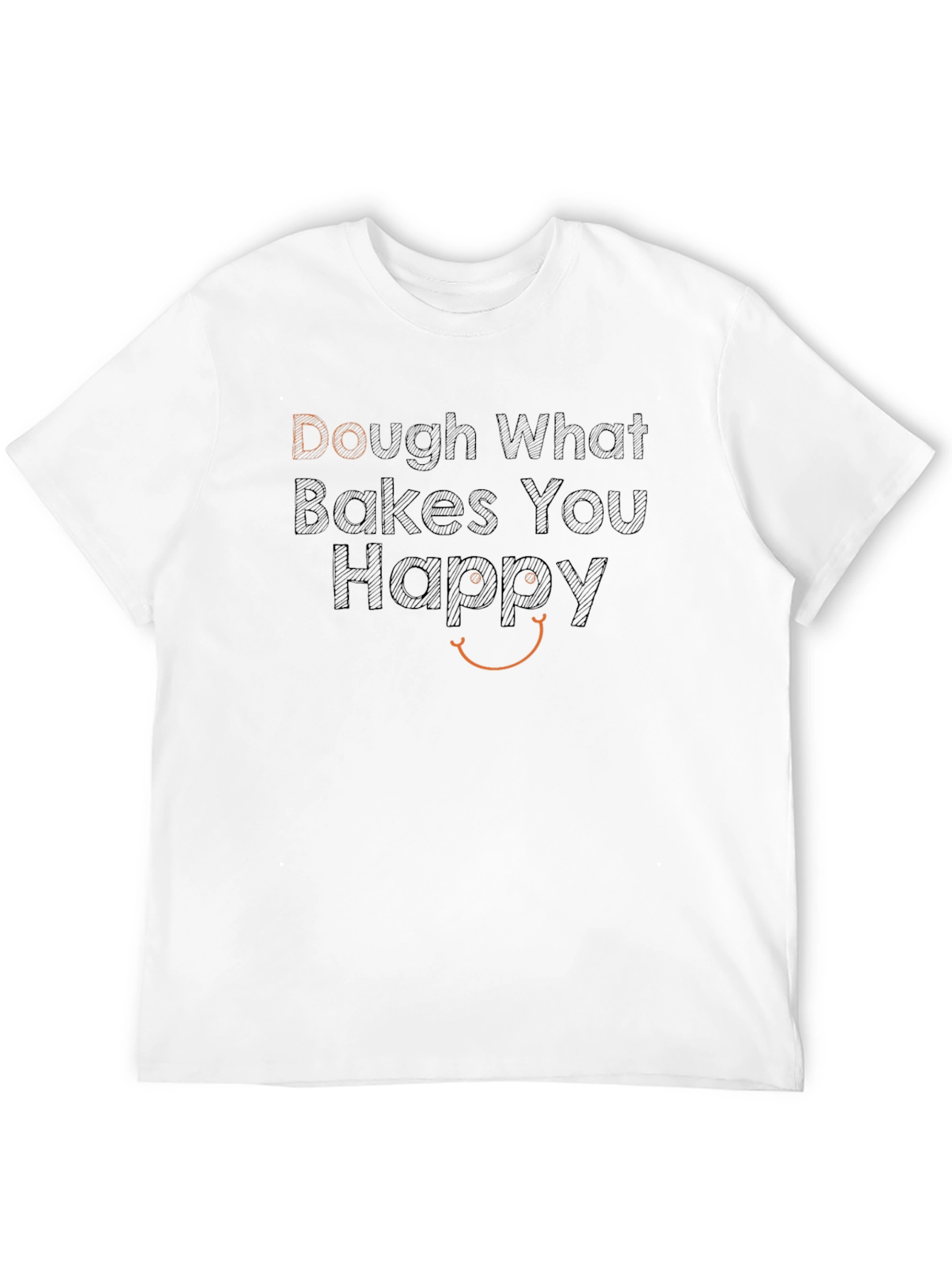 Dough What Bakes You Happy Graphic Tee - Black