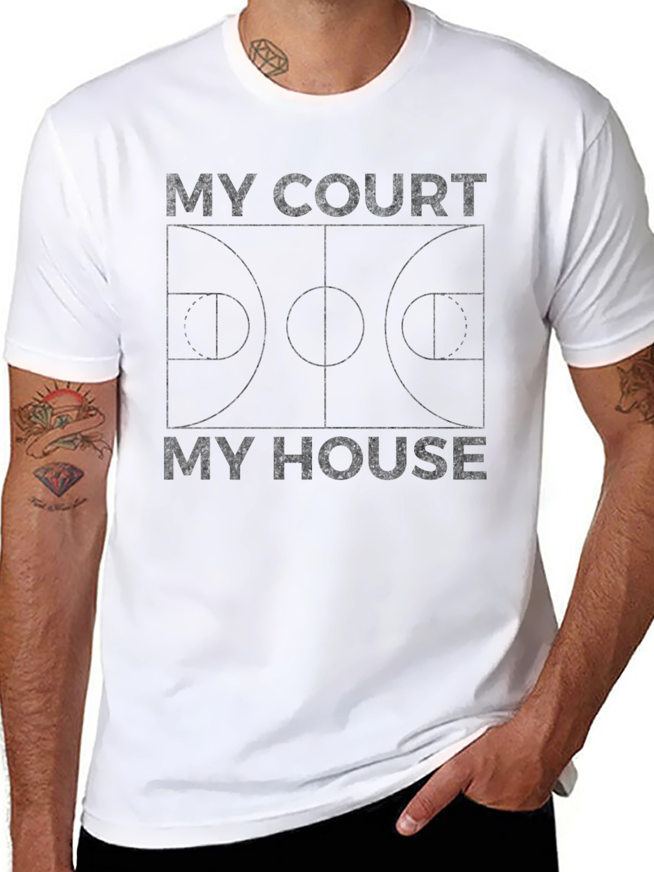My Court My House Basketball T-Shirt