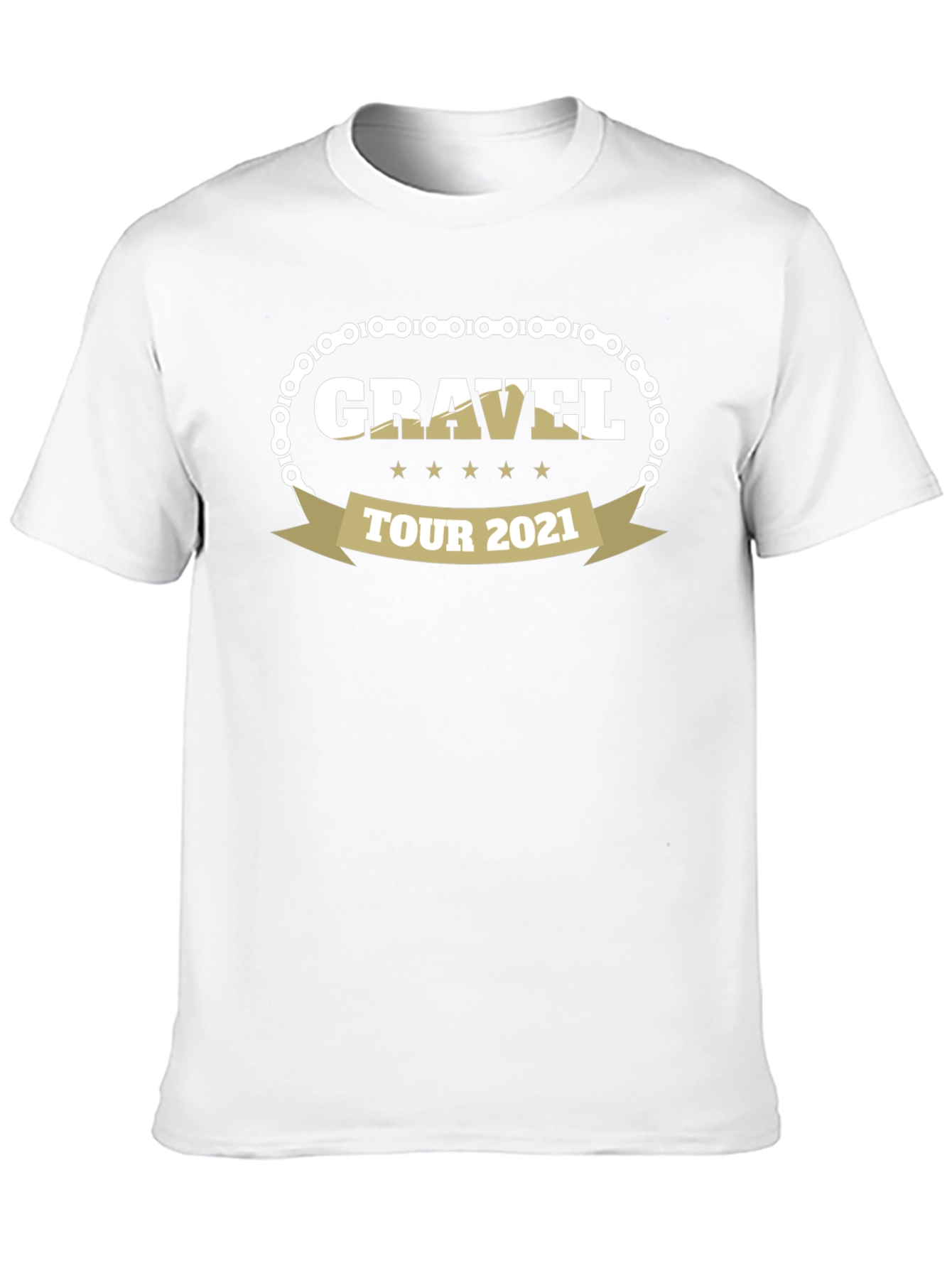 Gravel Tour 2021 Black T-Shirt