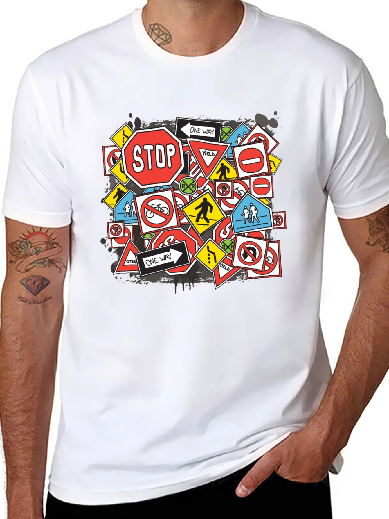 Traffic Sign T-Shirt - Unique Design