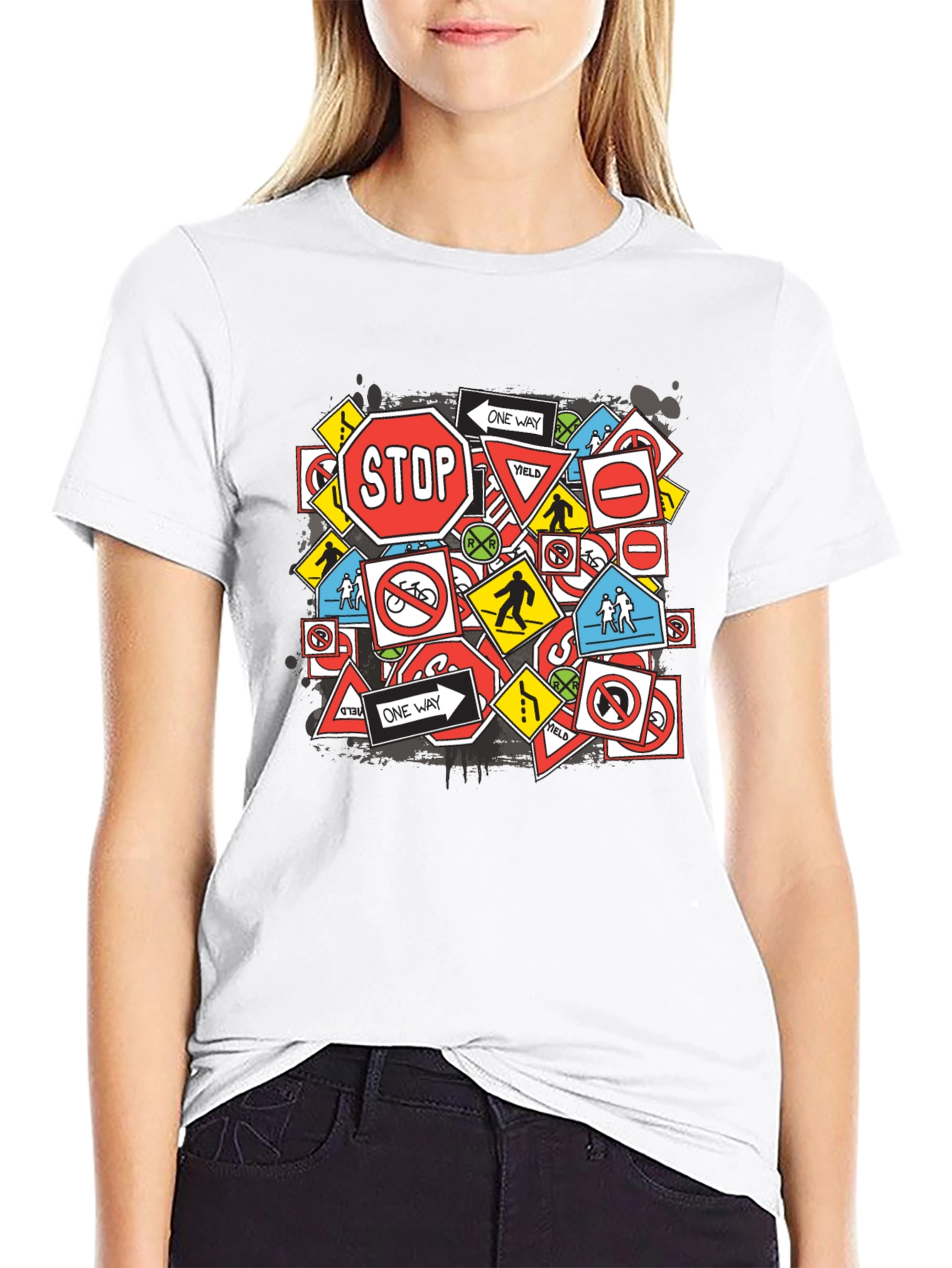 Traffic Sign T-Shirt - Unique Design