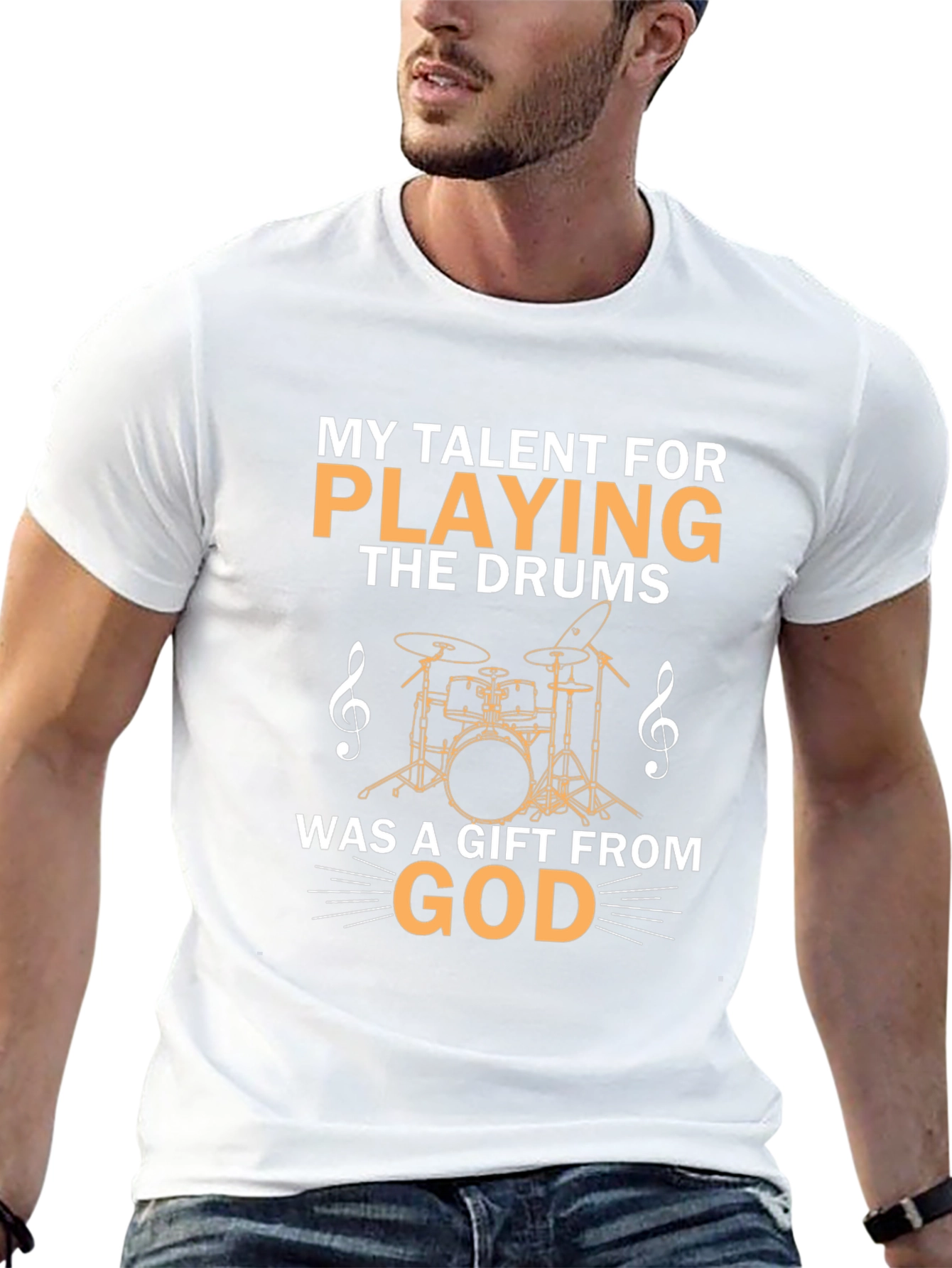 Drummers Gift T-Shirt - Music Talent Tee