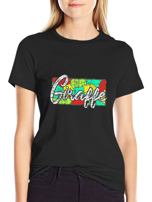 Giraffe Graphic Tee - Quirky Animal Lovers T-Shirt