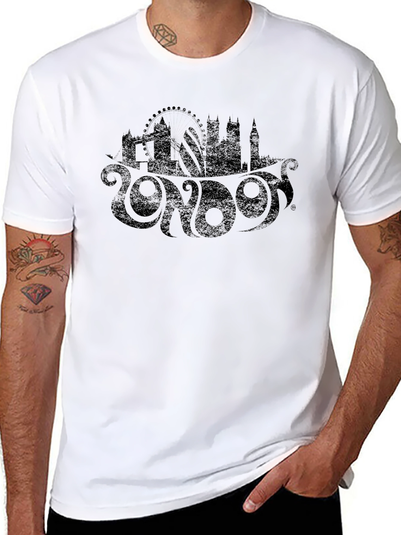 London Skyline Graphic Tee - Soft Cotton Comfort