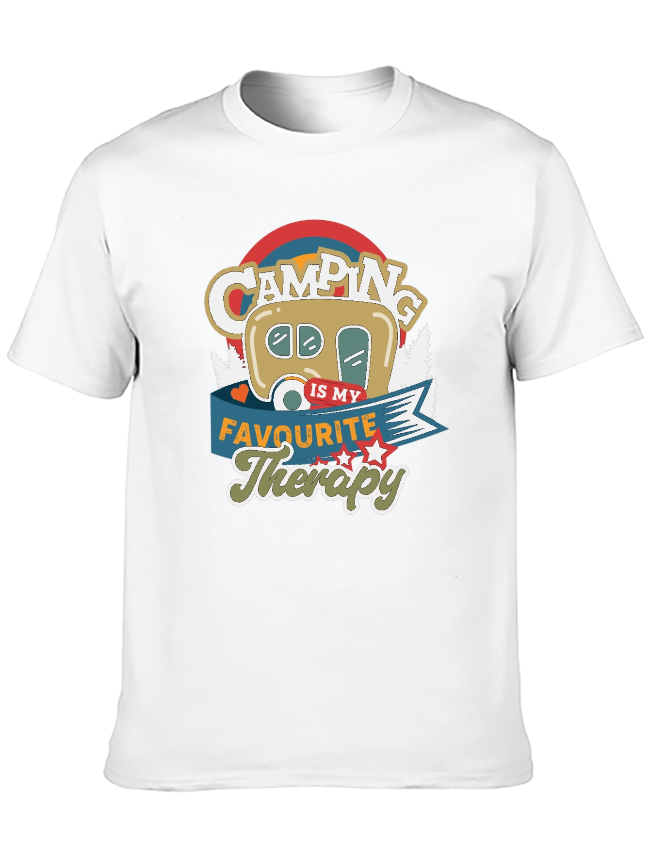Camping Is My Favourite Therapy T-shirt