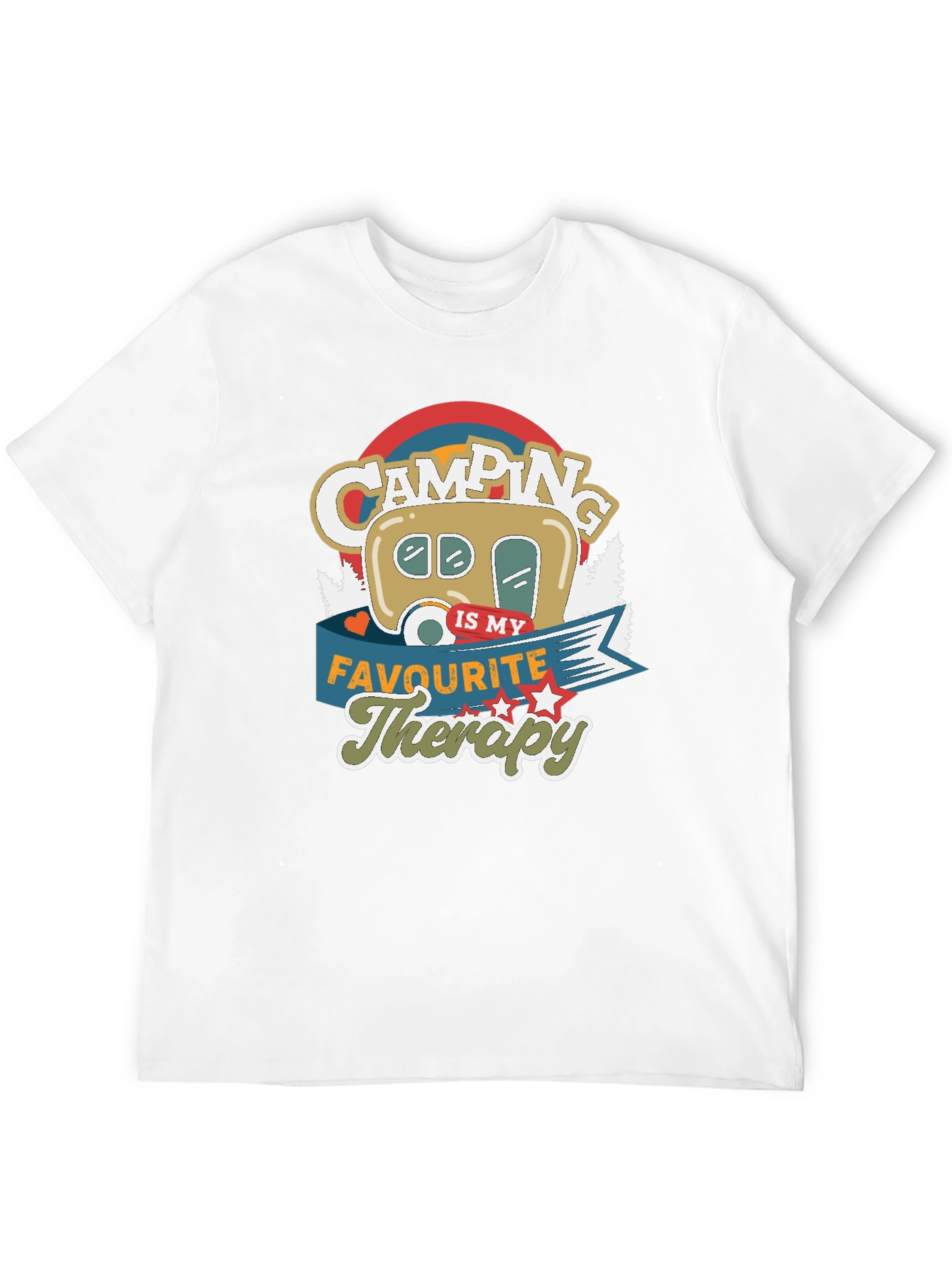 Camping Is My Favourite Therapy T-shirt