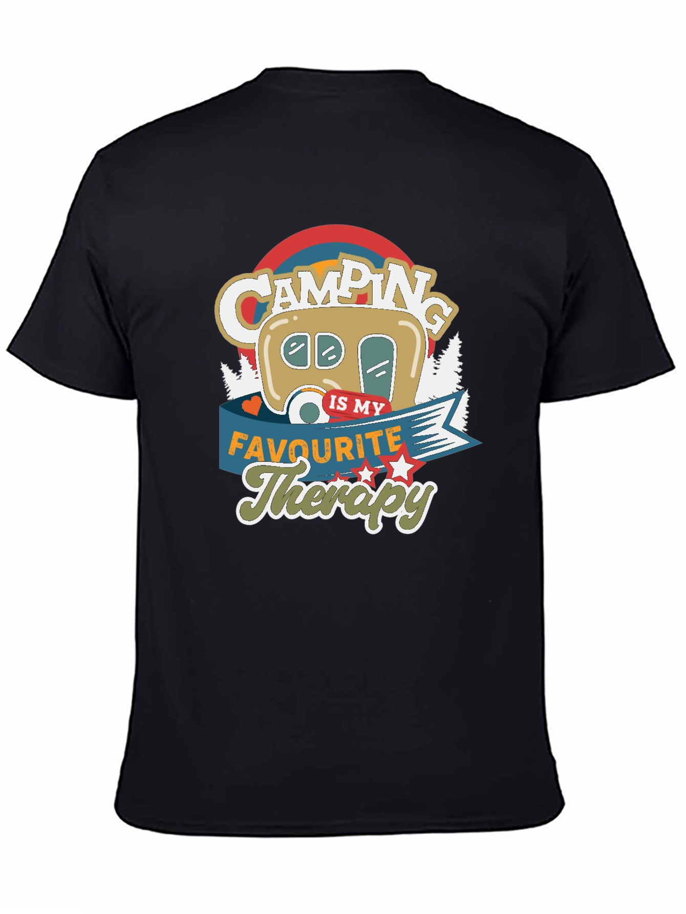 Camping Is My Favourite Therapy T-shirt