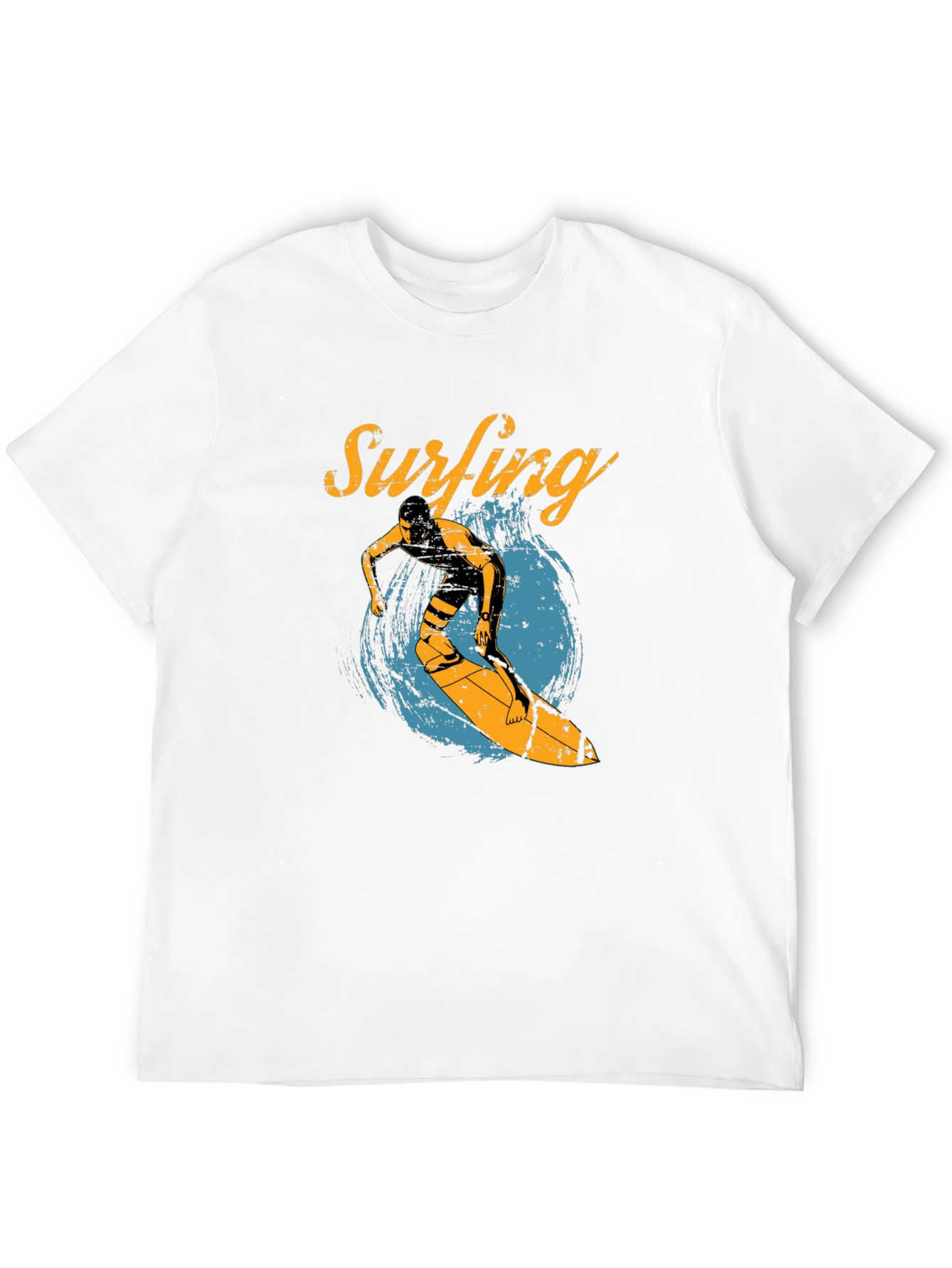 Surfing Graphic Tee - Black